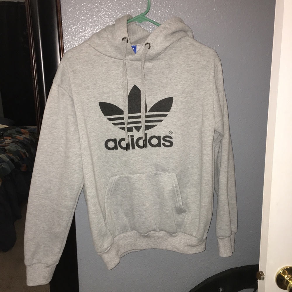 Adidas grey hoodie